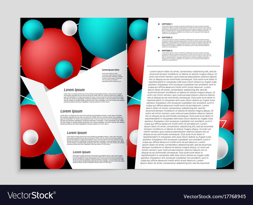 Abstract layout background set for art