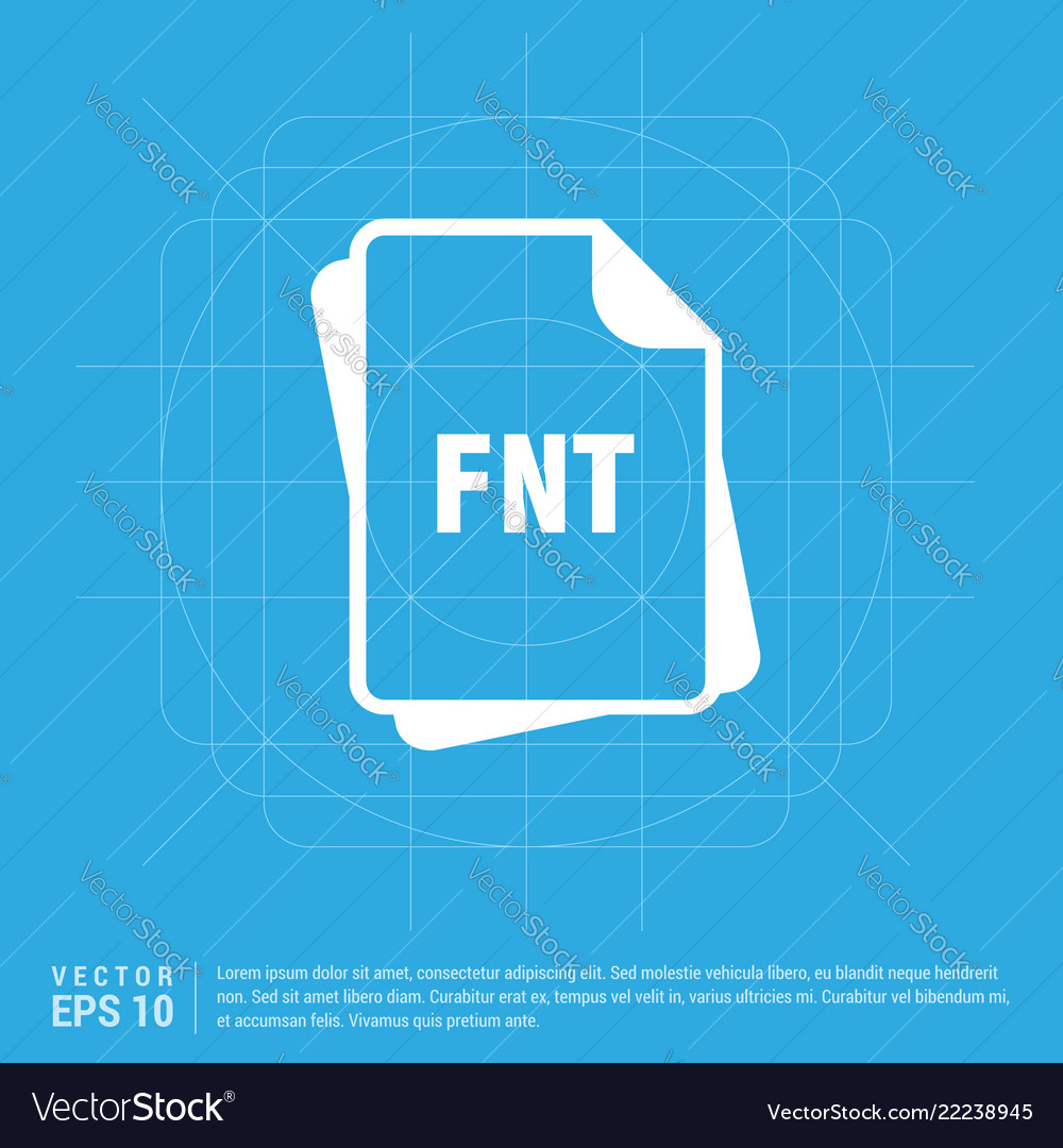 File format icon Vector Image File format icon