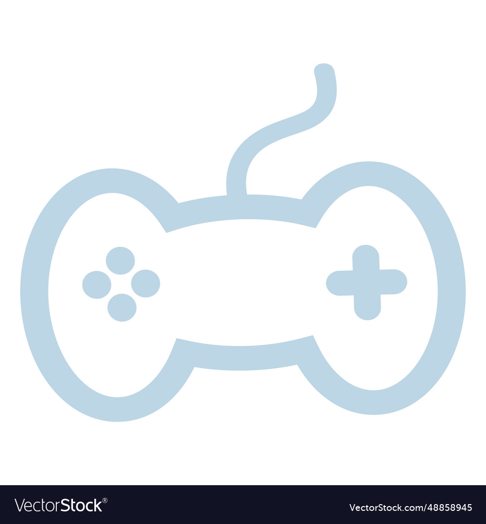 Gaming controller line icon Royalty Free Vector Image