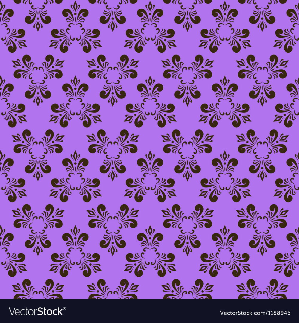 Lilac pattern with decorative element