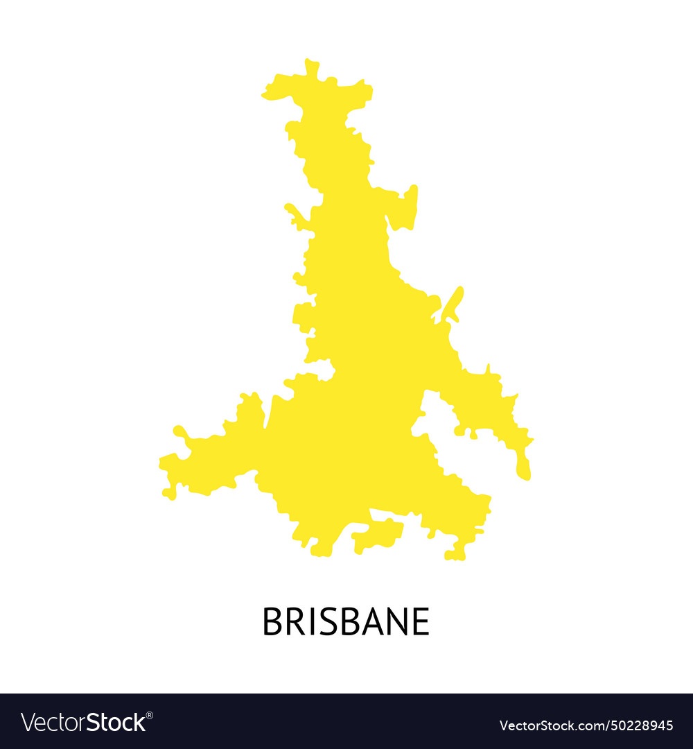 Map of brisbane is a city australia