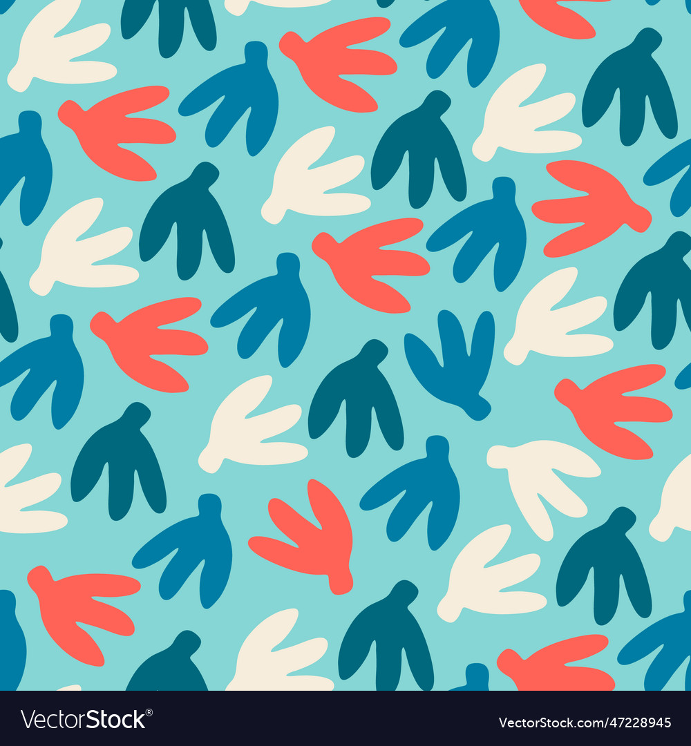Seamless pattern hand drawnpatterns inspired vector image Seamless pattern hand drawnpatterns inspired