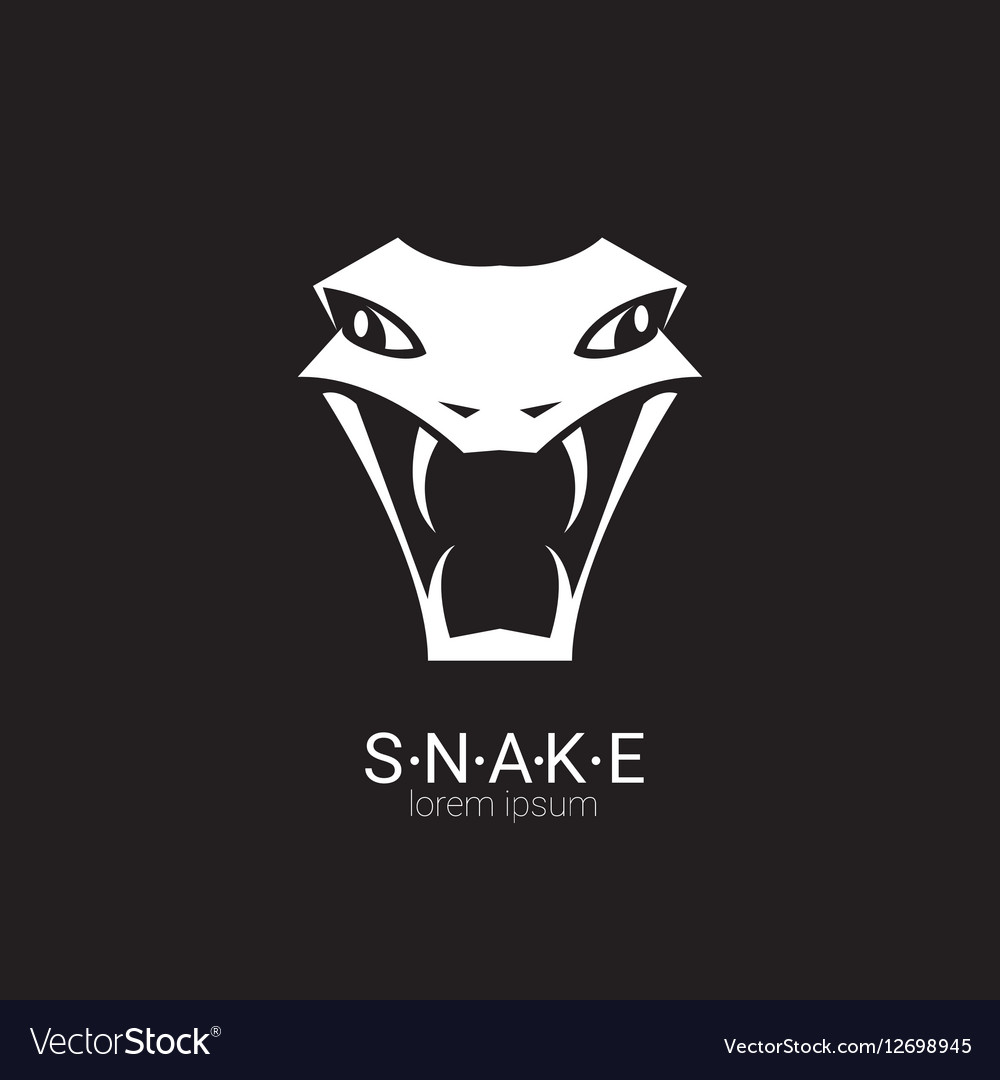 Snake simple logo design element