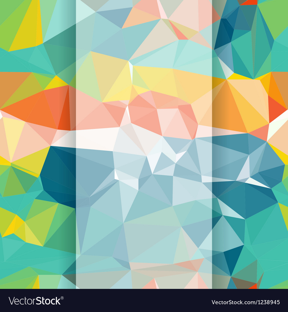 Triangular Abstract Geometric Pattern