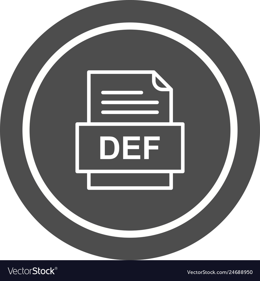 Def file document icon