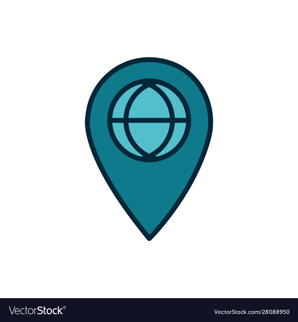 Gps navigation world internet things line