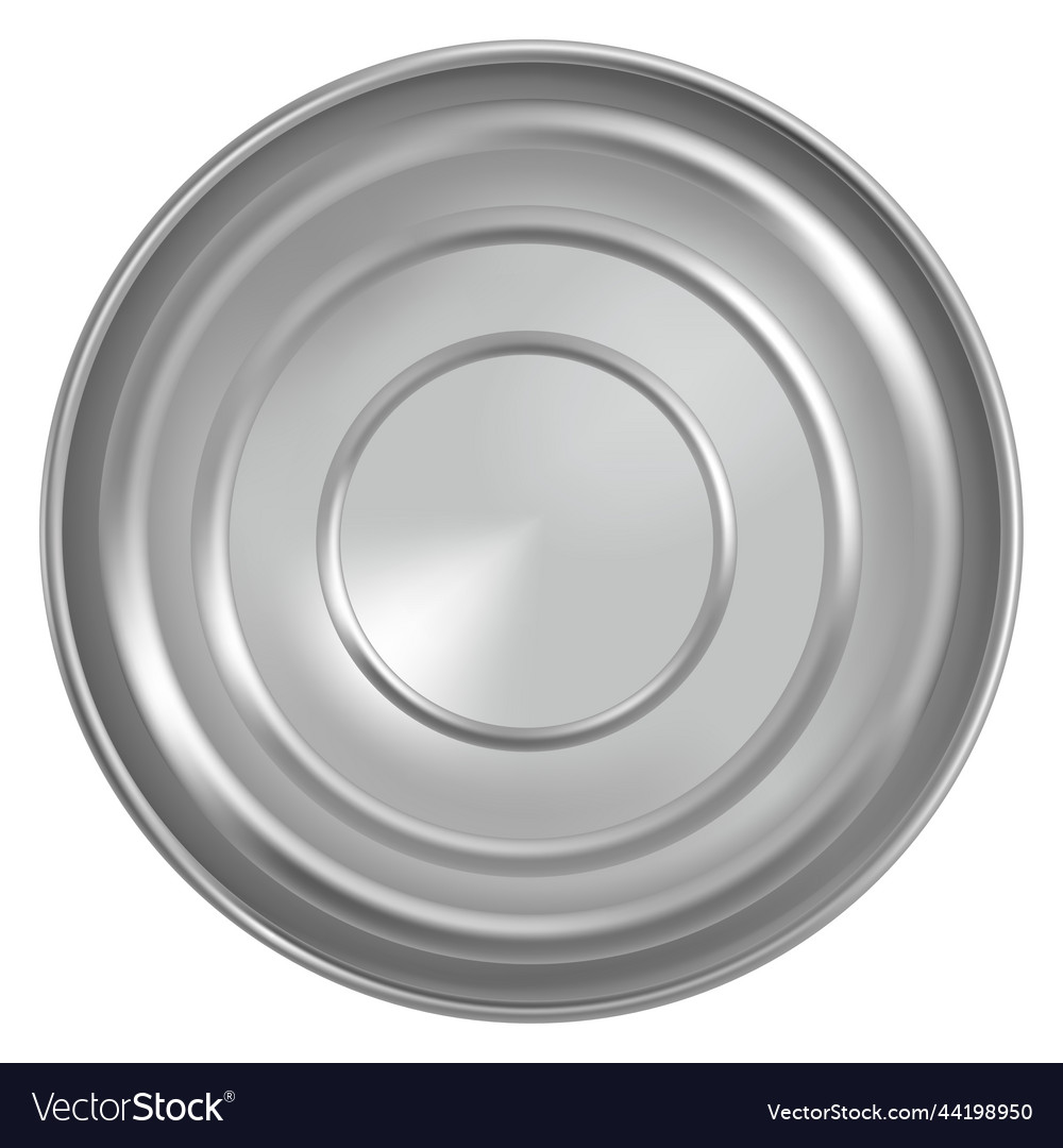 Metal Can Bottom View
