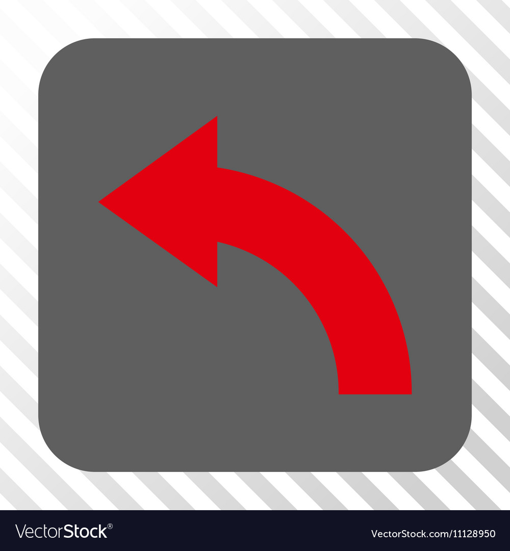 Rotate left rounded square button