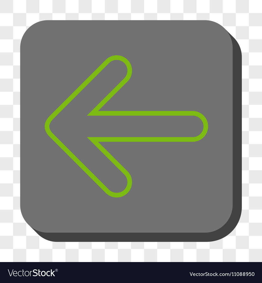 Rounded arrow left square button