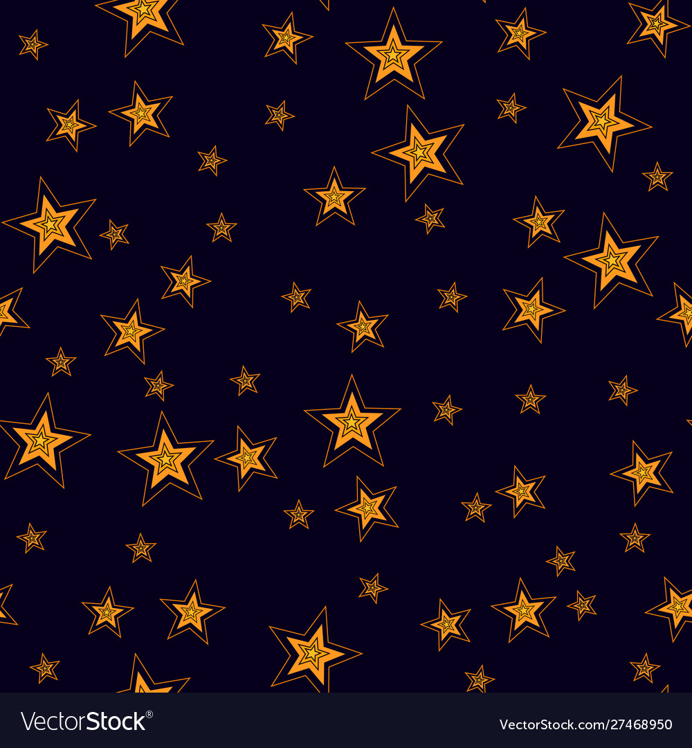 Shining stars seamless pattern