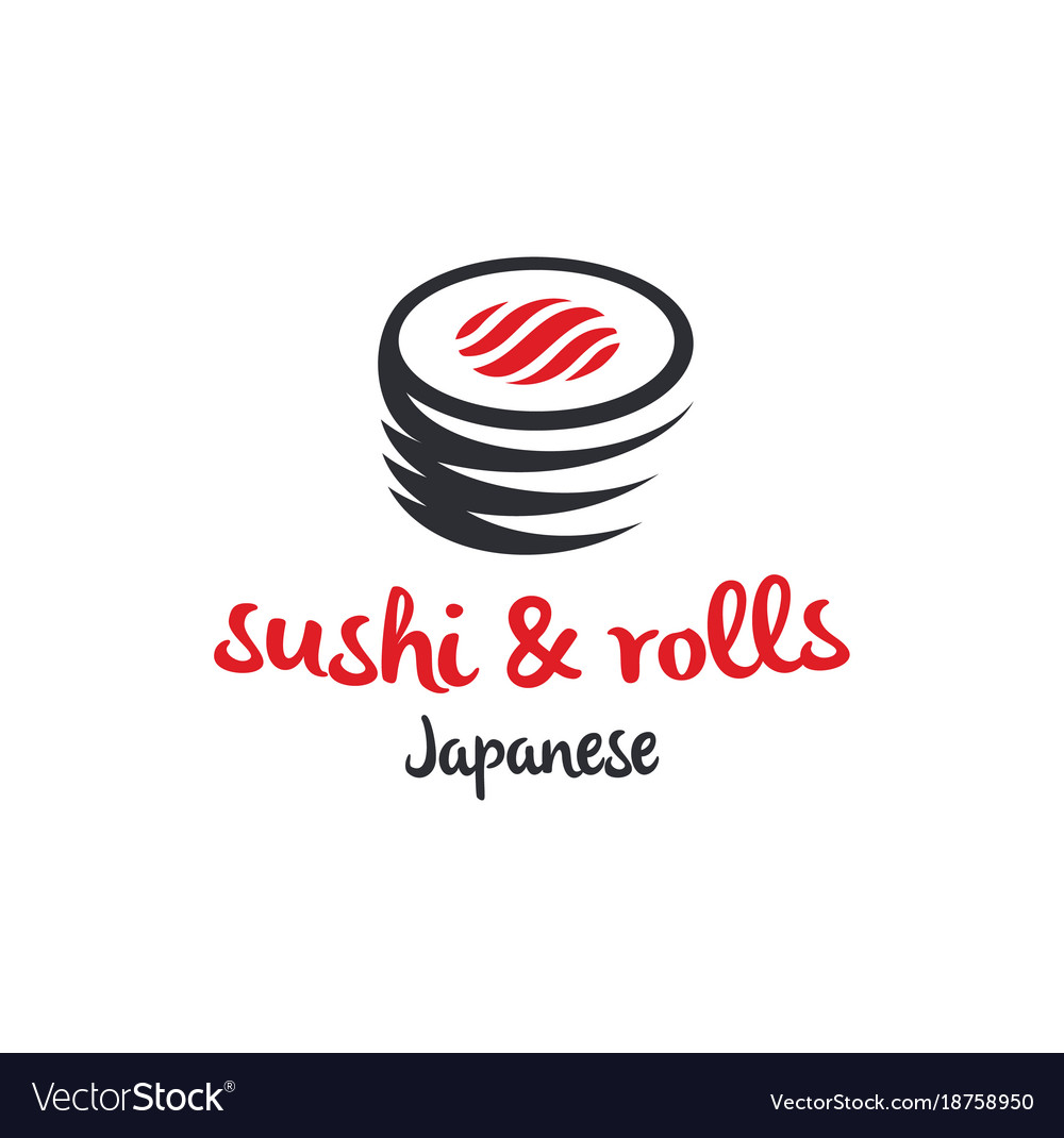 Sushi and rolls with chopstick bar or restaurant