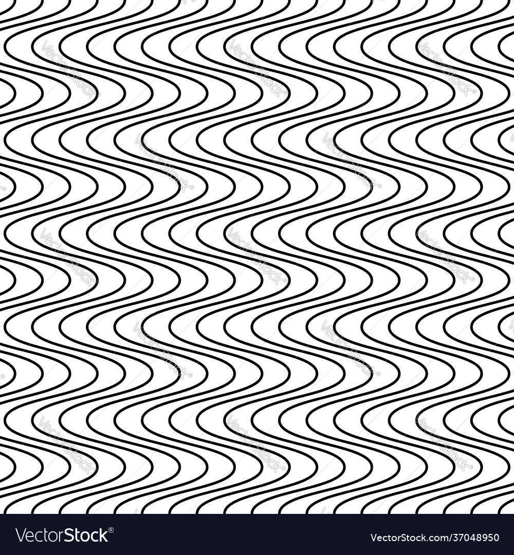 Wavy waving sine lines pattern background