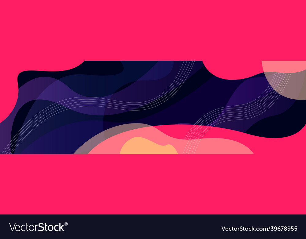 Abstract background with different geometric