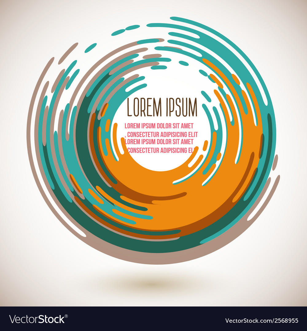 Abstract colorful circles background