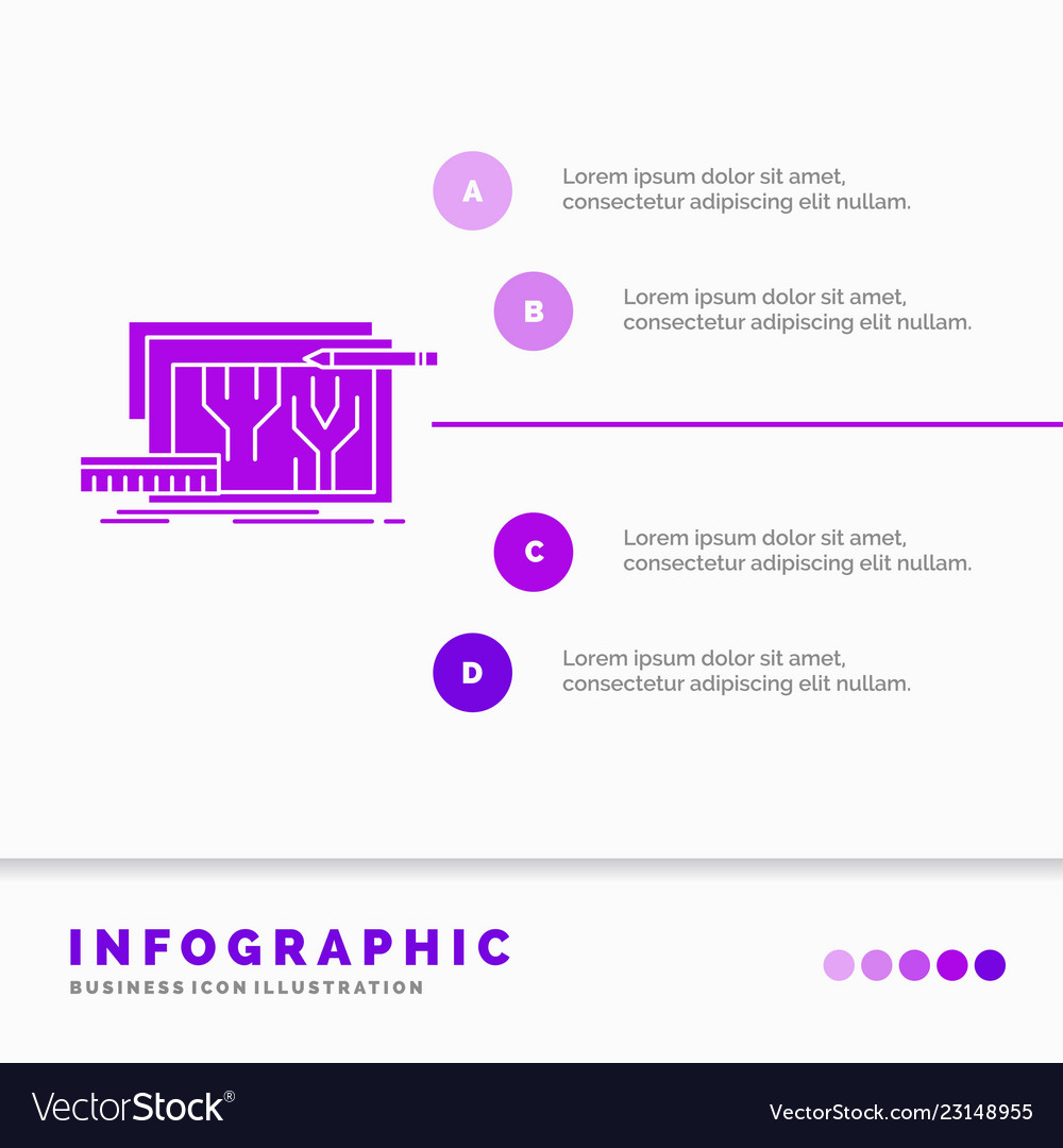 Architecture blueprint circuit design engineering vector image Architecture blueprint circuit design engineering