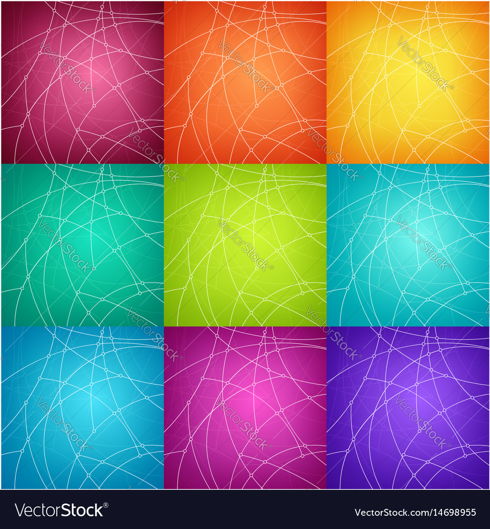 Colorful Geometric Node Patterns