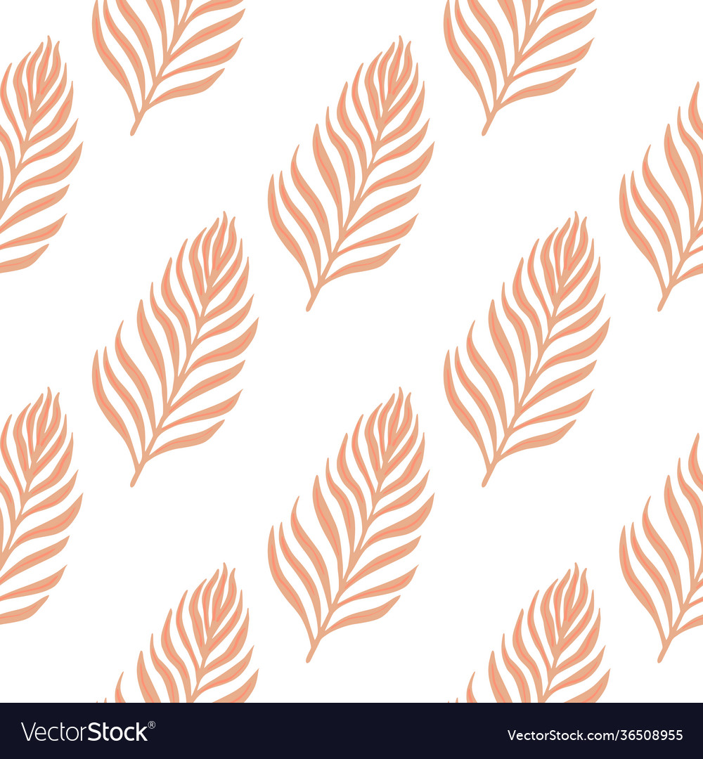 Isolated seamless pattern with doodle red simple