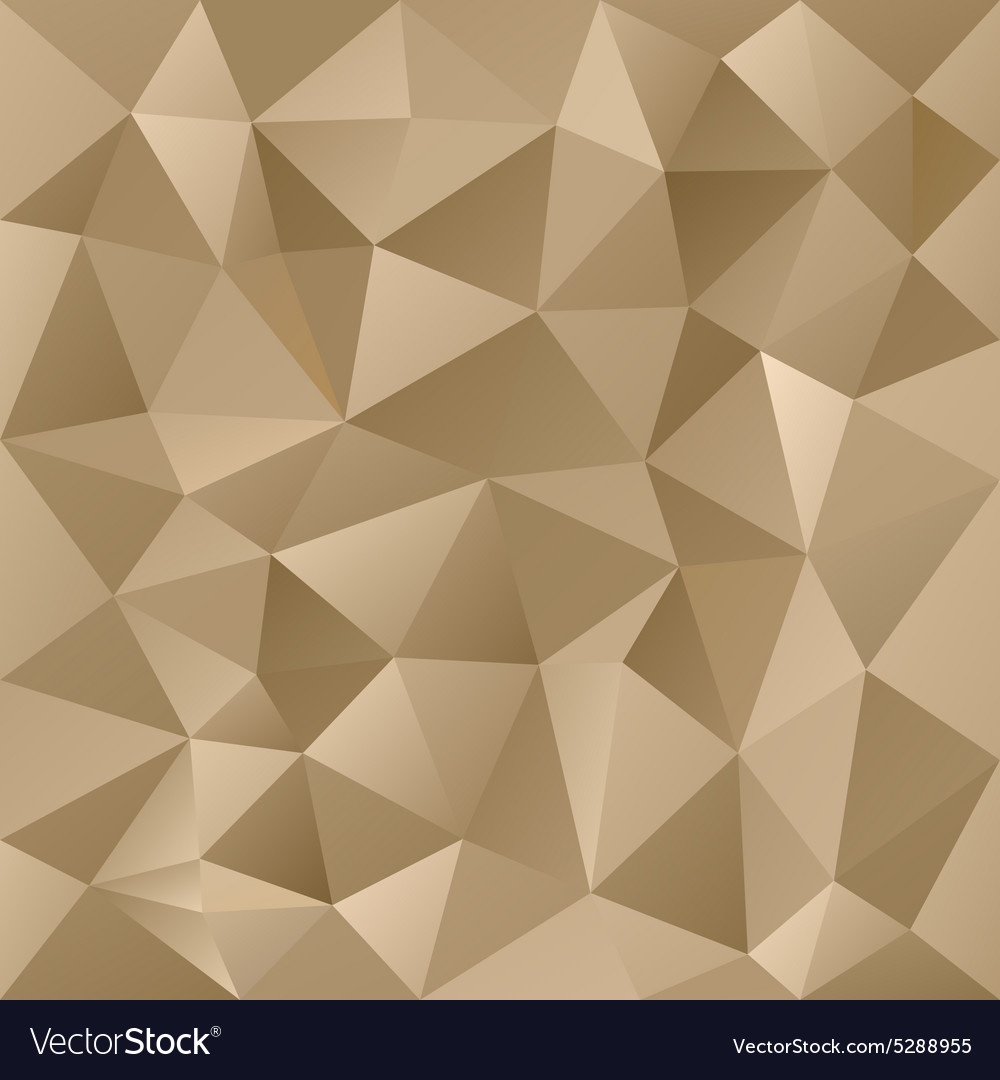 Metallic Gold Triangular Pattern