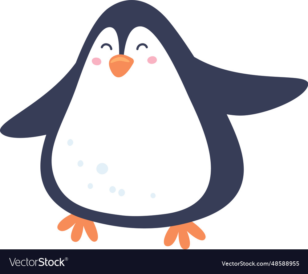 Penguin arctic animal Royalty Free Vector Image