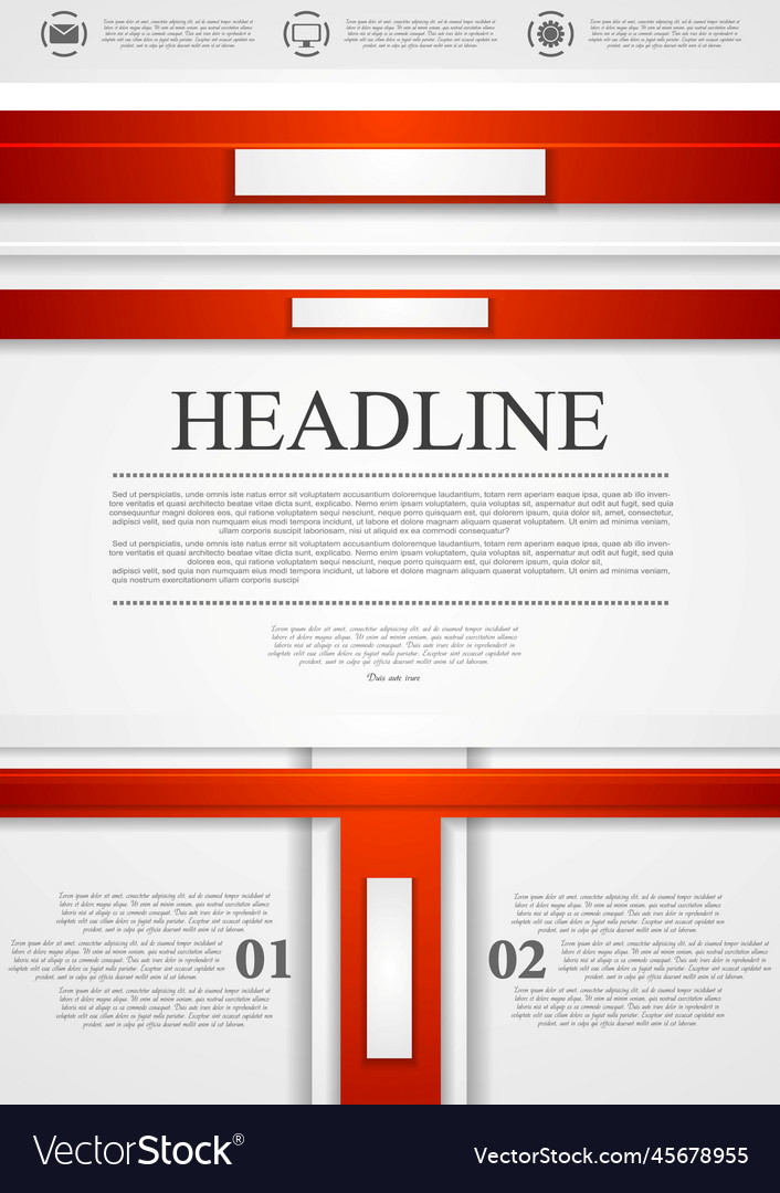 Red tech abstract background vector image Red tech abstract background