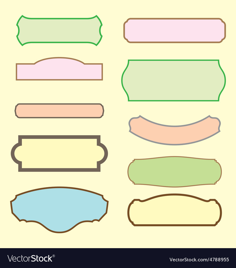 blank printable labels