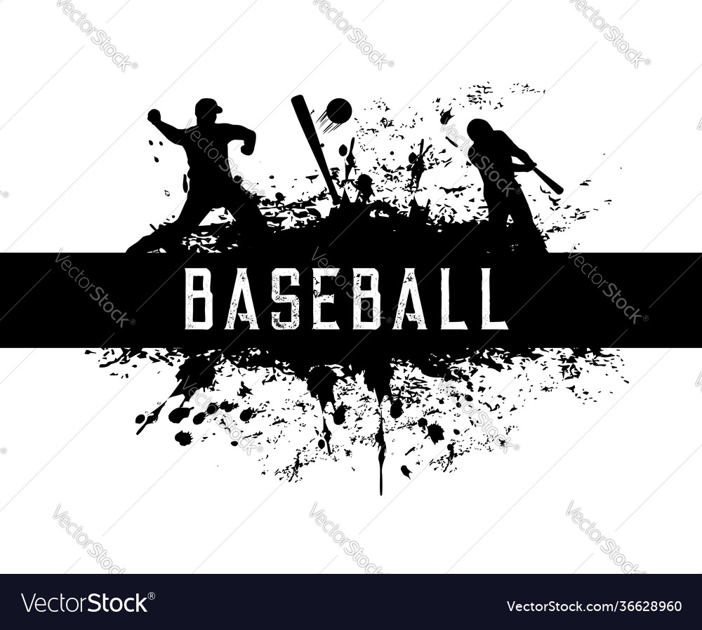 Baseball grunge label or emblem isolated vector image Baseball grunge label or emblem isolated