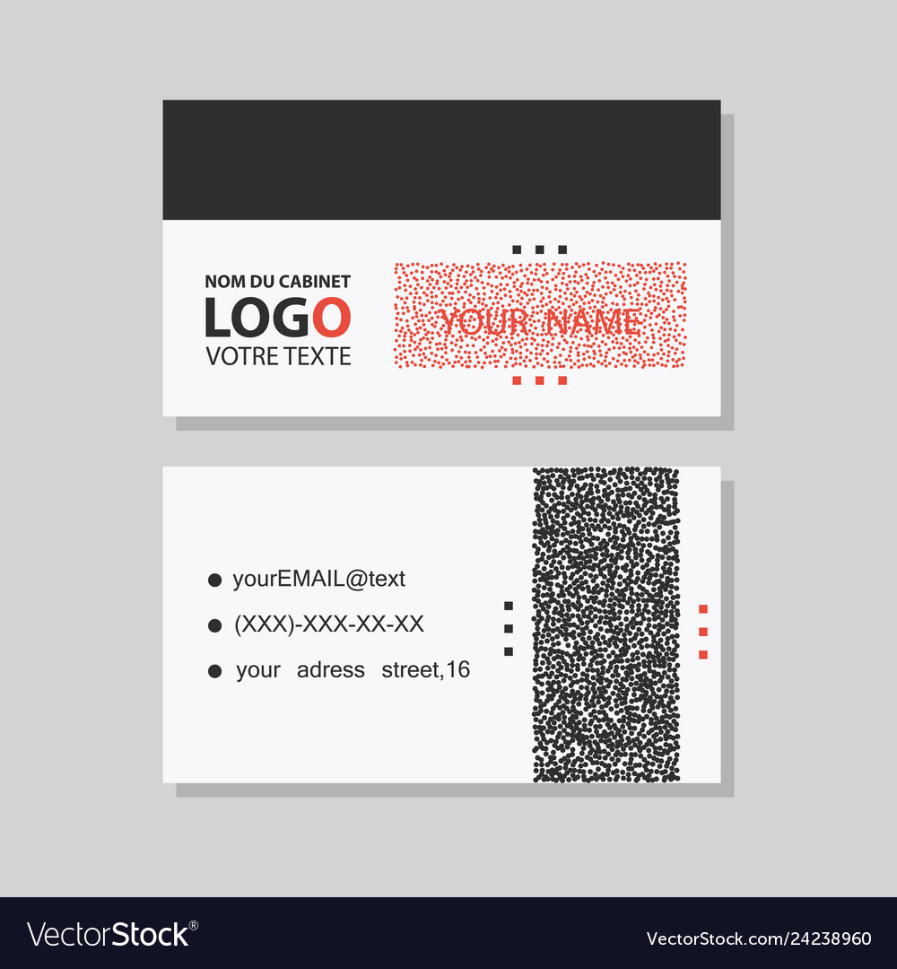 Creative and clean double-sided business card