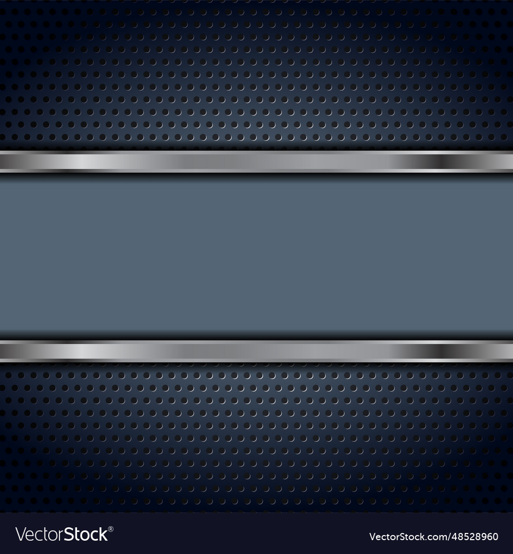 Dark blue and metallic tech background