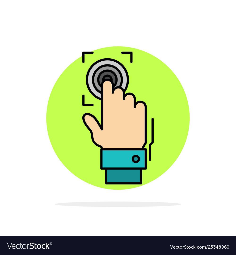 Fingerprint identity recognition scan scanner Vector Image Fingerprint identity recognition scan scanner