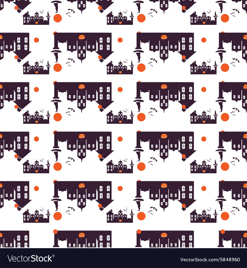 Happy halloween background seamless pattern