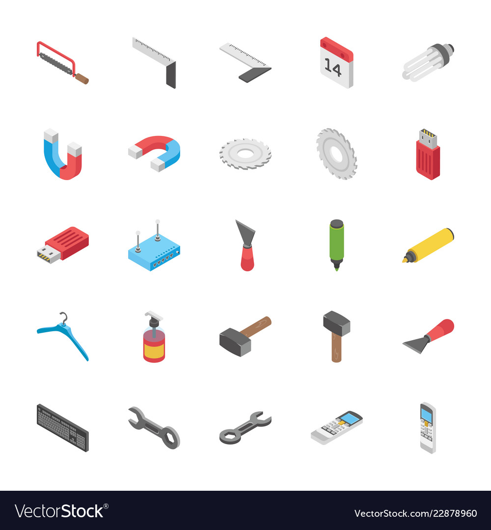 Isometric Object Set