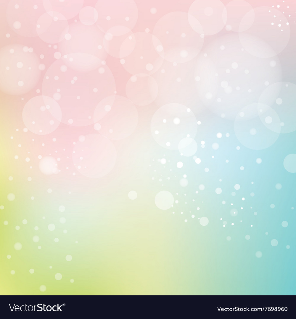 Pastel Bokeh Gradient Background