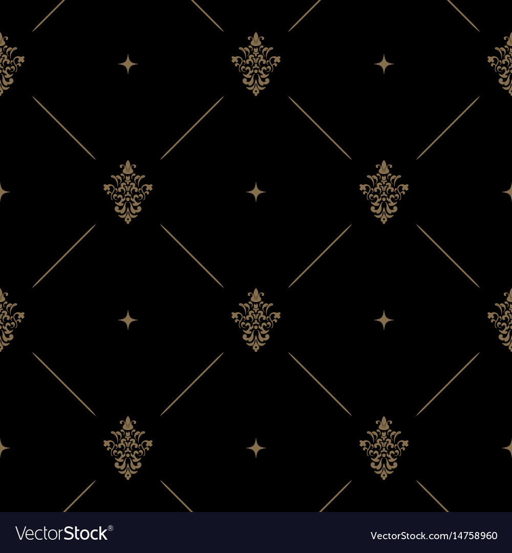 Seamless dark pattern decor Royalty Free Vector Image