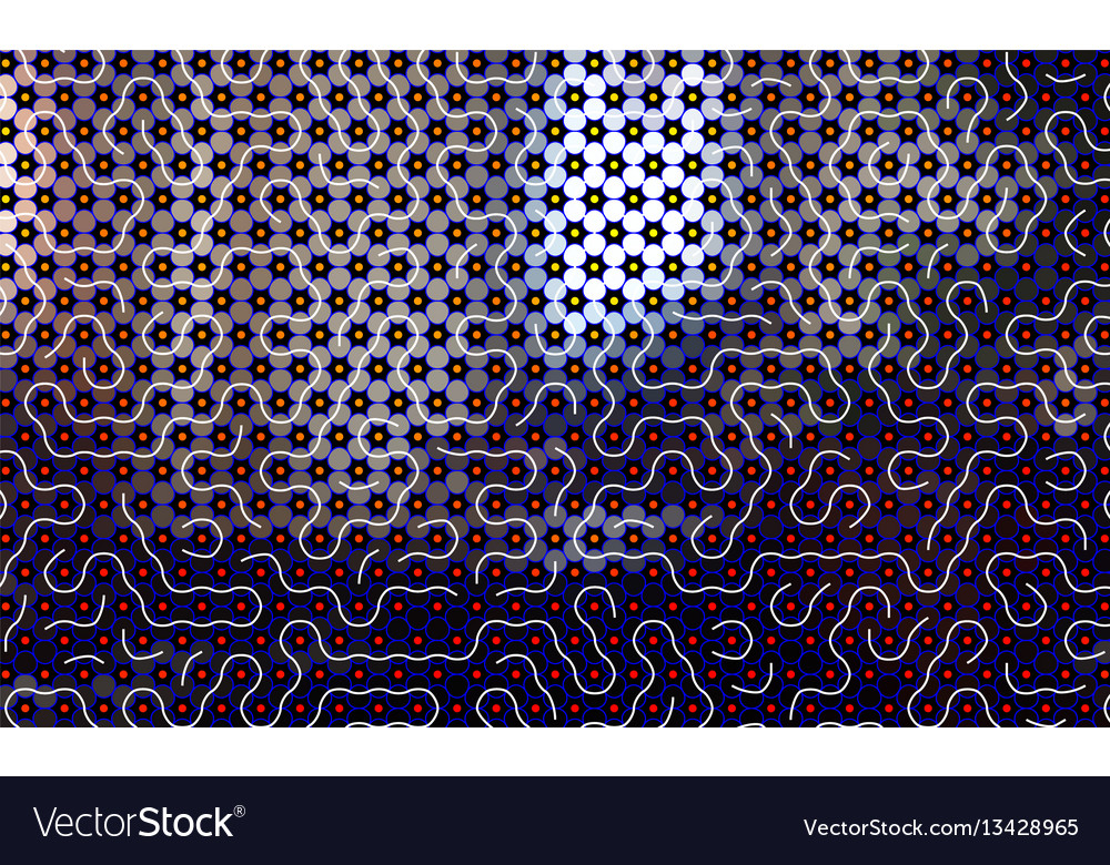Abstract maze pattern background with waves