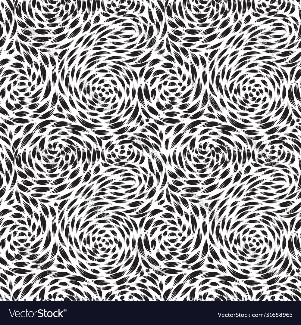 Abstract seamless pattern with swirl line vector image Abstract seamless pattern with swirl line