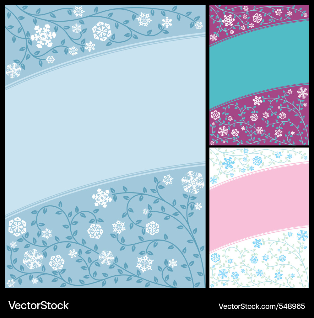 Abstract winter background Royalty Free Vector Image