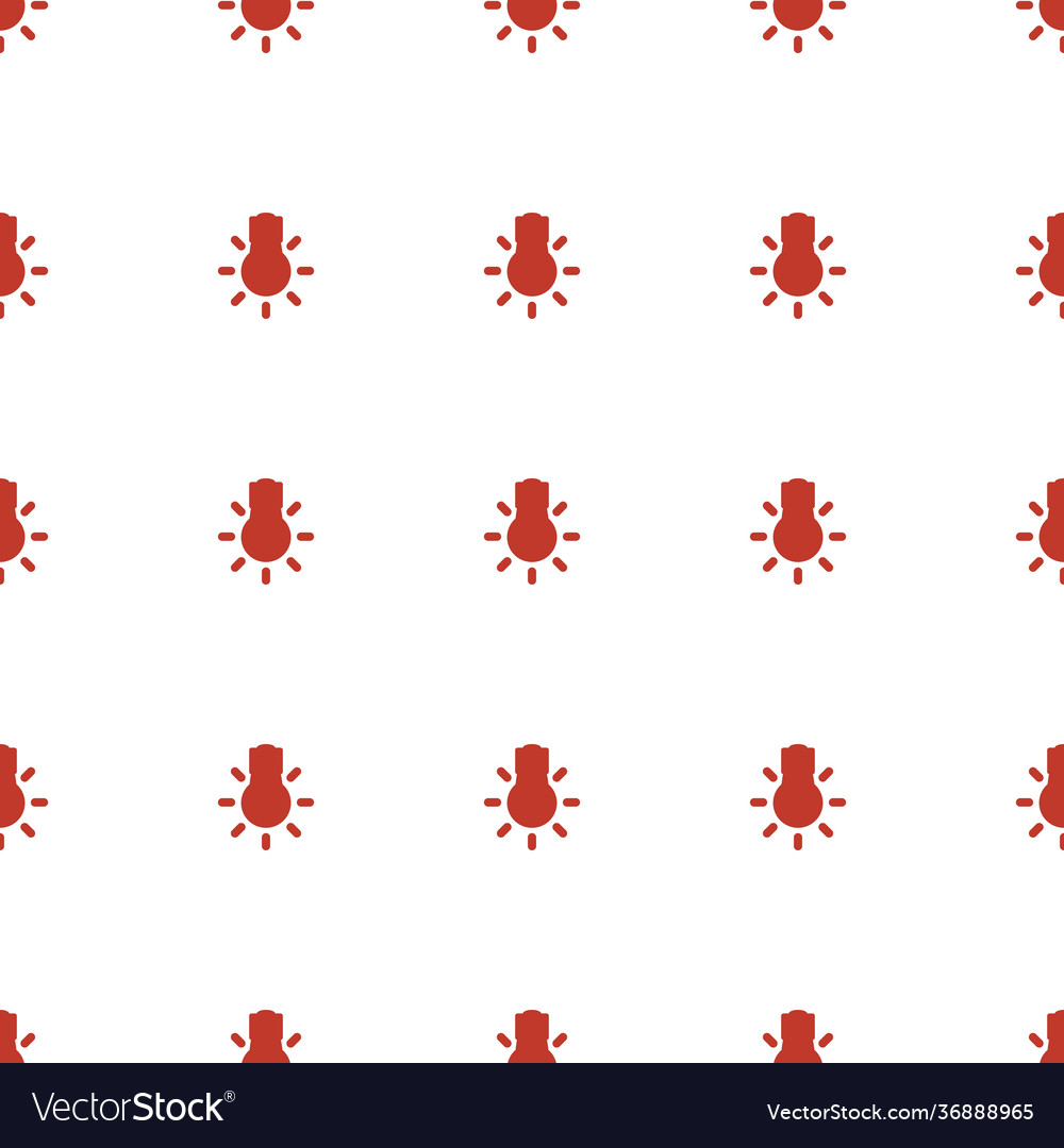 Camera bulb icon pattern seamless white background