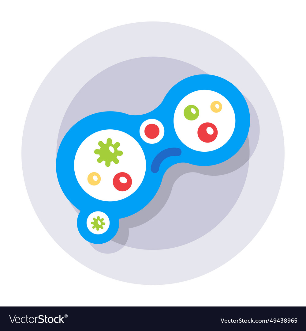 Cell division Royalty Free Vector Image - VectorStock