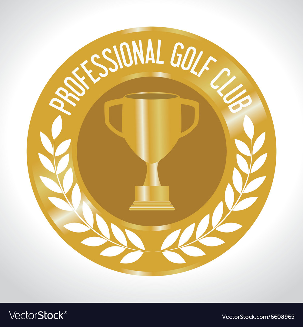 Golf Club Sport Game Graphic Royalty Free Vector Image