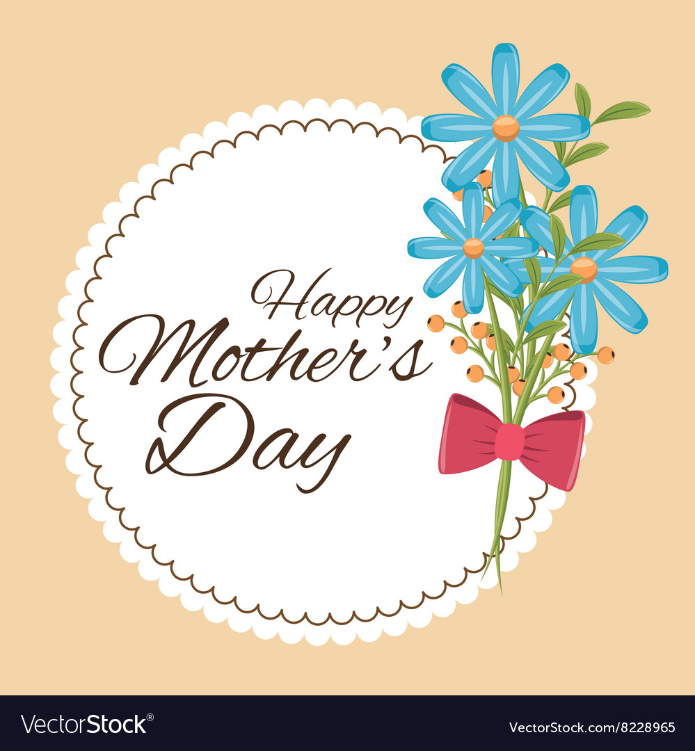 Happy mothers day design