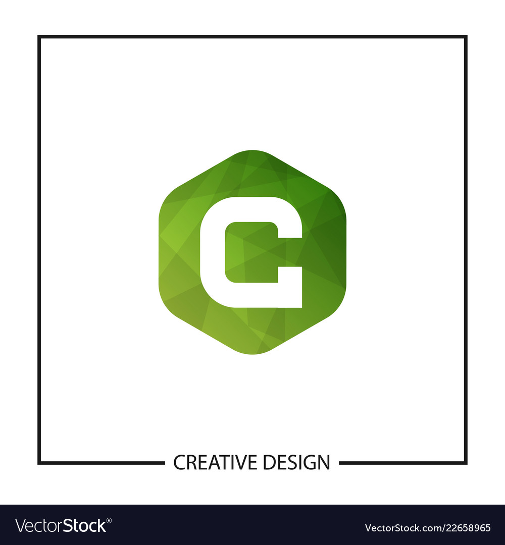 Initial letter c logo template design