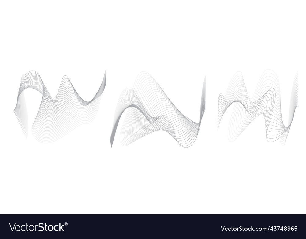 Wavy Dünne Linie Muster vector image Wavy Dünne Linie Muster