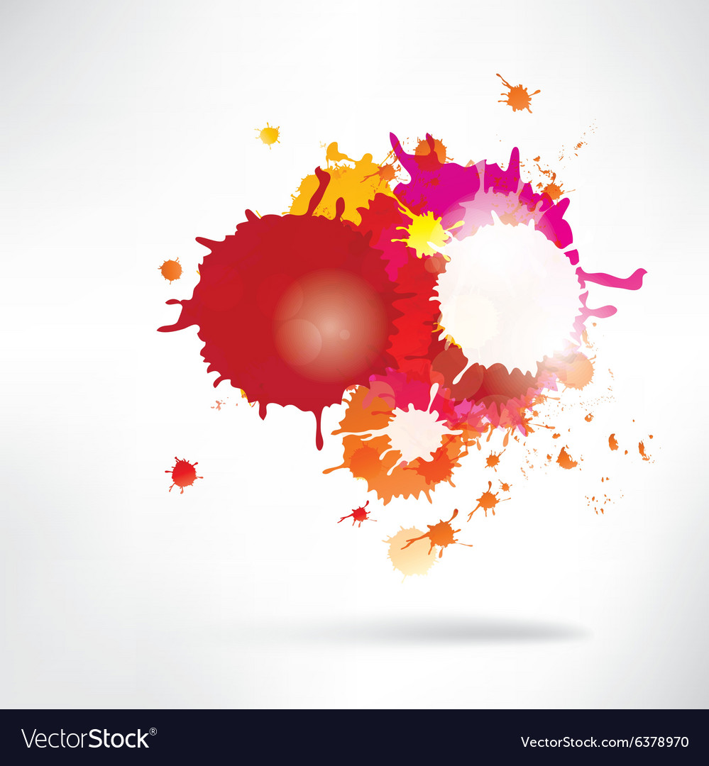 Abstract background with splash