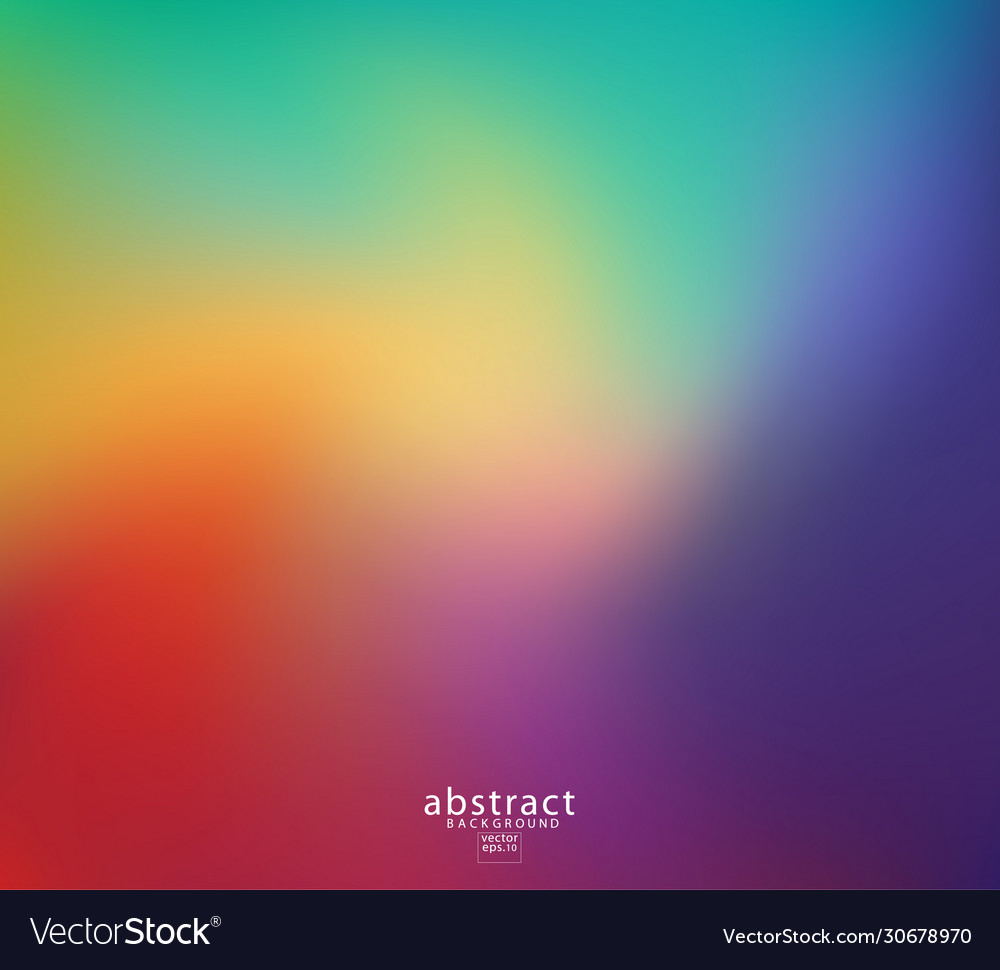 Abstract blurred gradient mesh background bright vector image Abstract blurred gradient mesh background bright