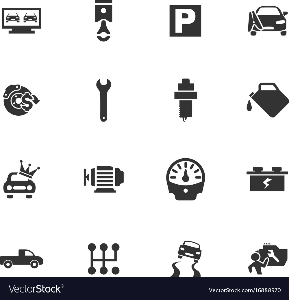 Auto icons set