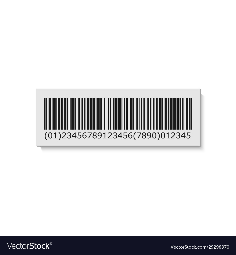 Barcode label sticker