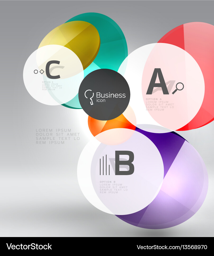 Circle abstract background Royalty Free Vector Image