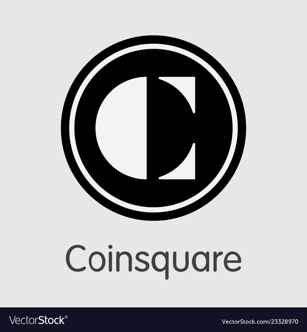 Exchange Coinsquare Copy The Crypto Coins Vector Image