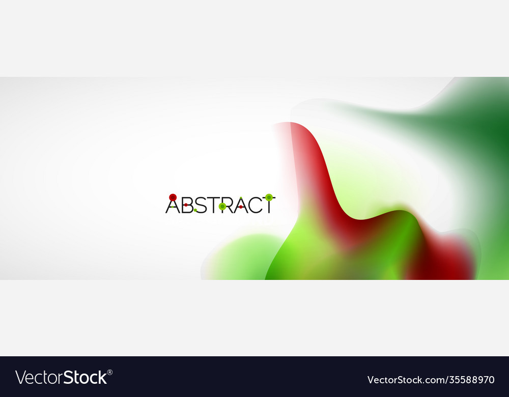 Fluid color gradient abstract background trendy Vector Image Fluid color gradient abstract background trendy