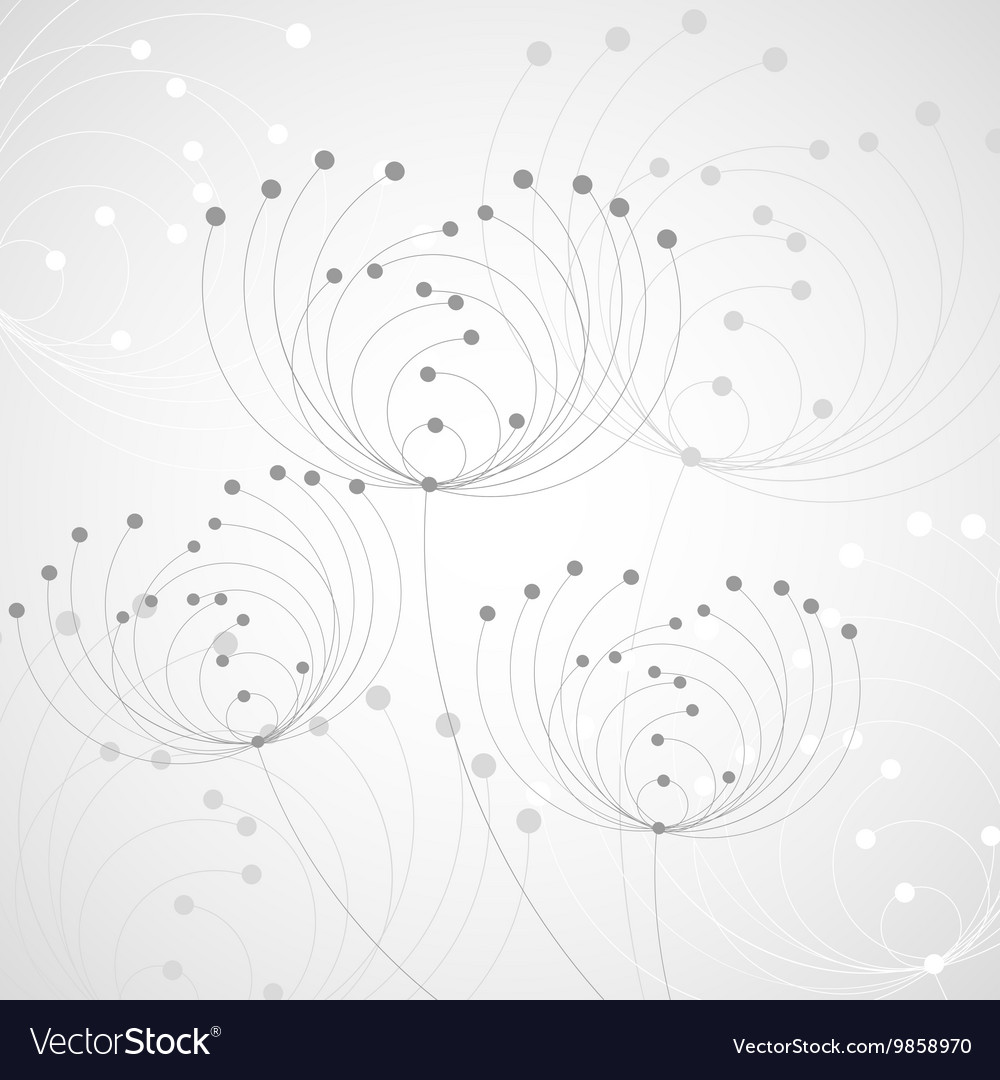 Geometric pattern with connected lines and dots